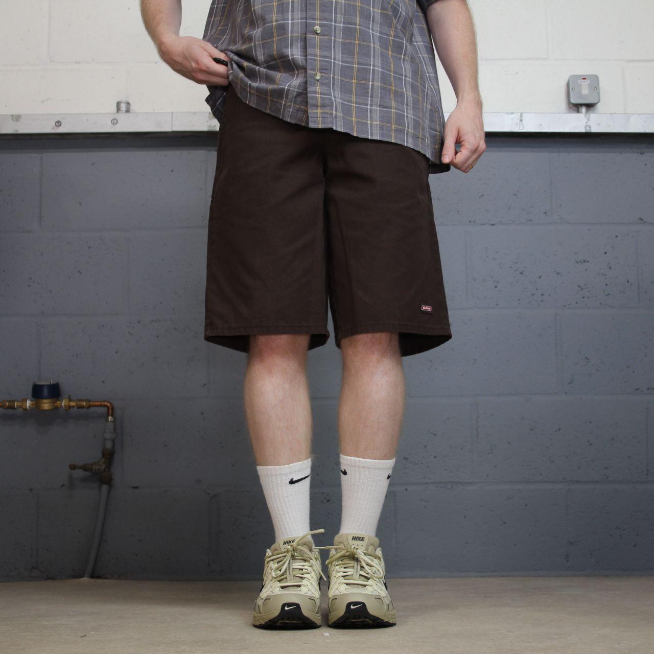 Dickies baggy chino shorts carpenter brown Chino skater / surf shorts loose fit festival