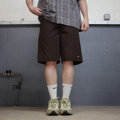 Dickies baggy chino shorts carpenter brown Chino skater / surf shorts loose fit festival