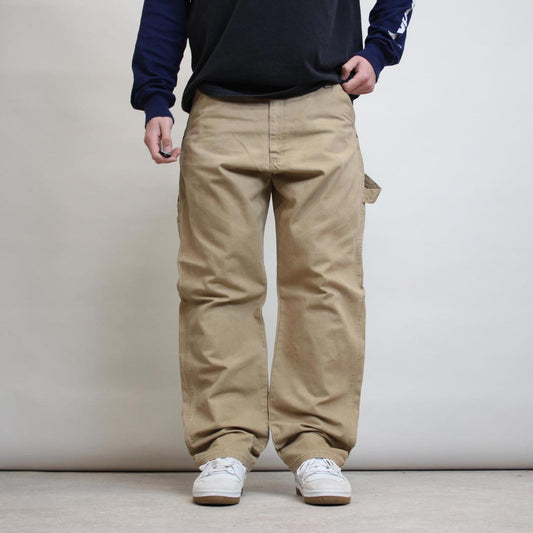 Wrangler carpenter trousers W38L32 tan cargo skater style pants