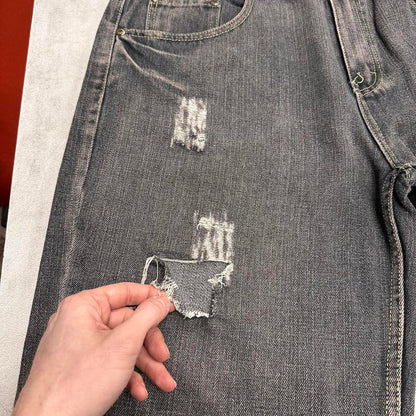 Loose Akademiks skate style jorts W36