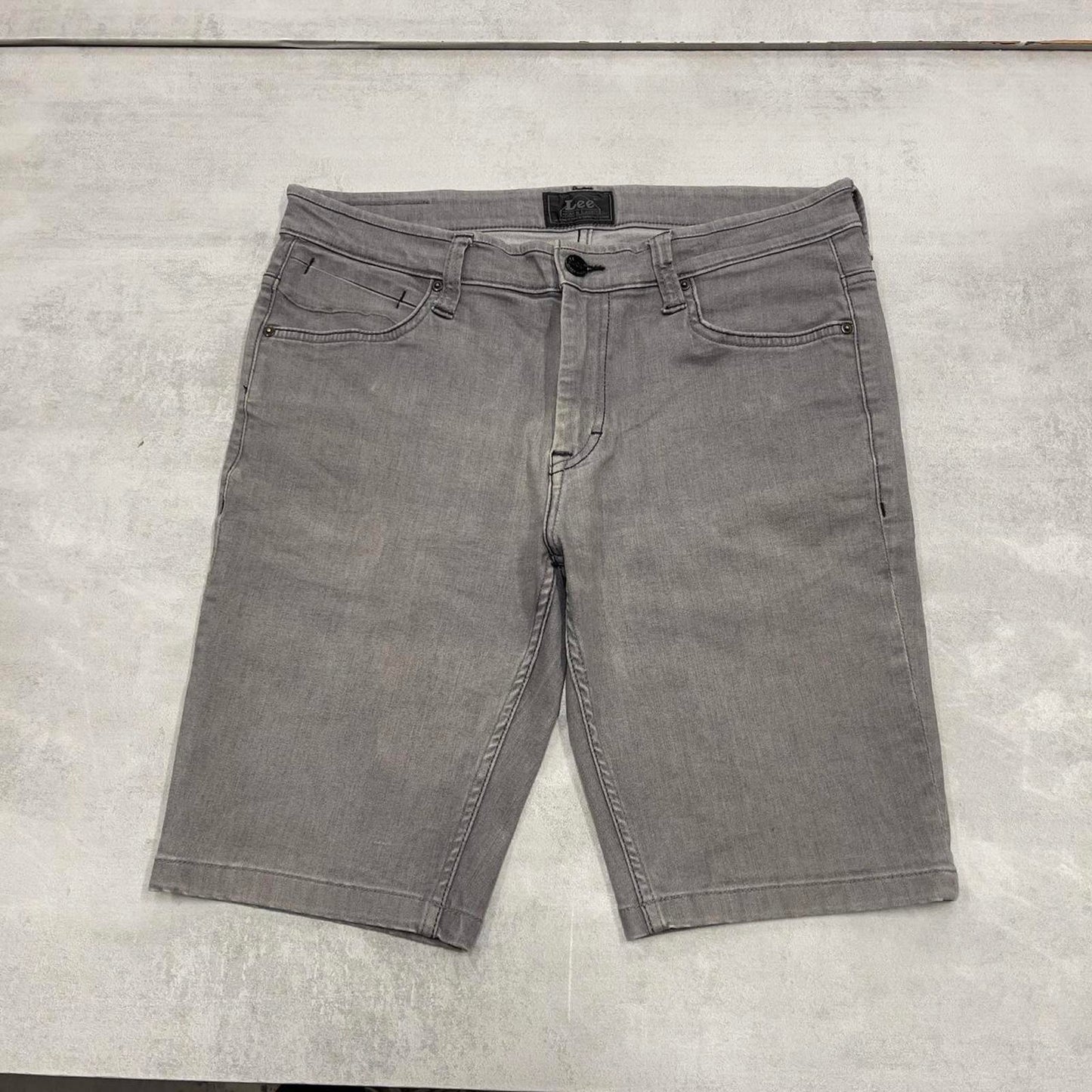Mens grey Lee jorts W32