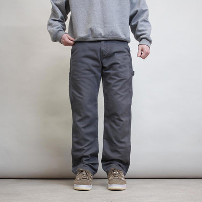 Grey Dickies carpenter jeans W32L30 flex straight leg cargo pants
