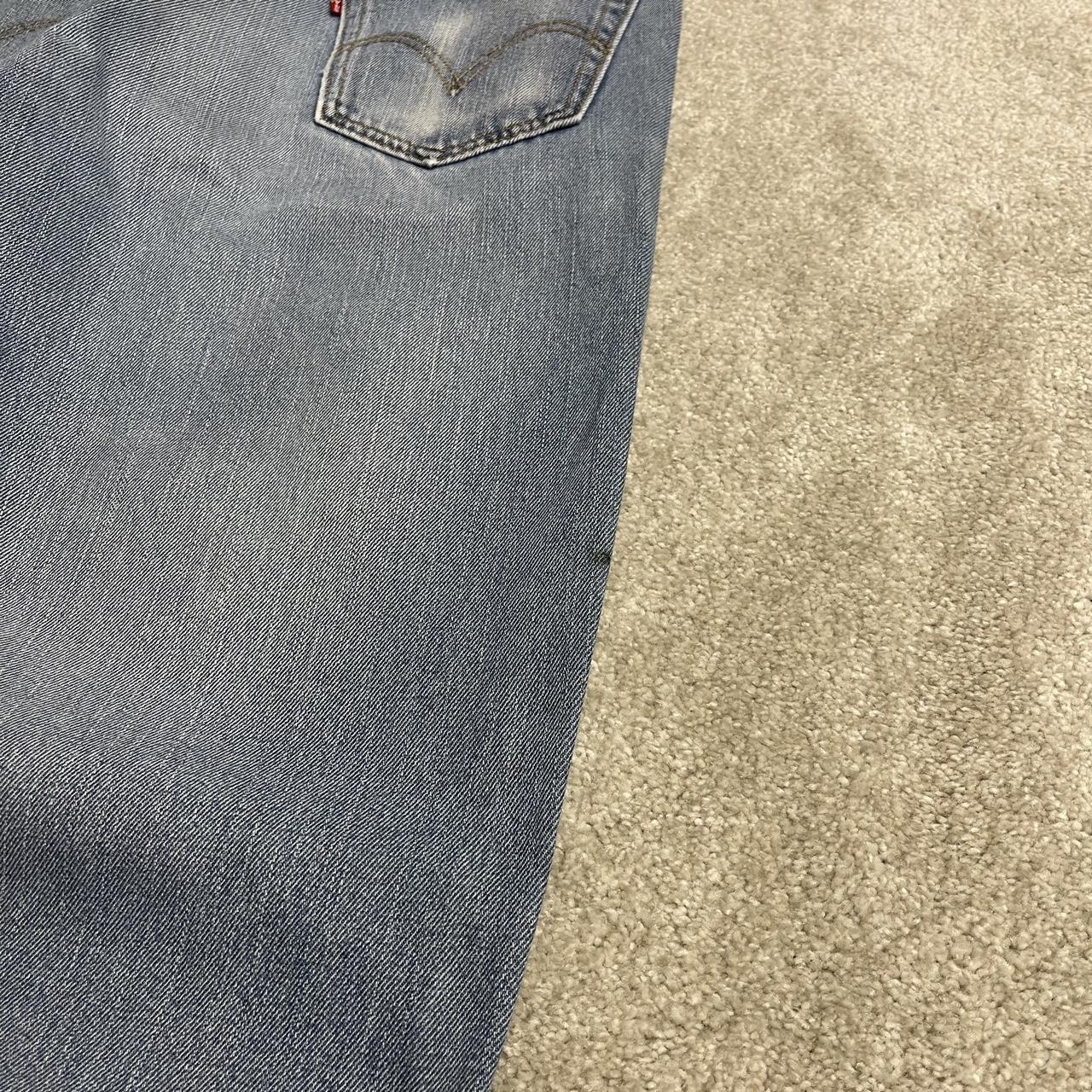 Levi's 560 baggy comfort fit jeans y2k blue Loose wide leg denim pants red tab logo