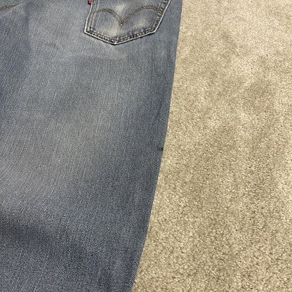 Levi's 560 baggy comfort fit jeans y2k blue Loose wide leg denim pants red tab logo