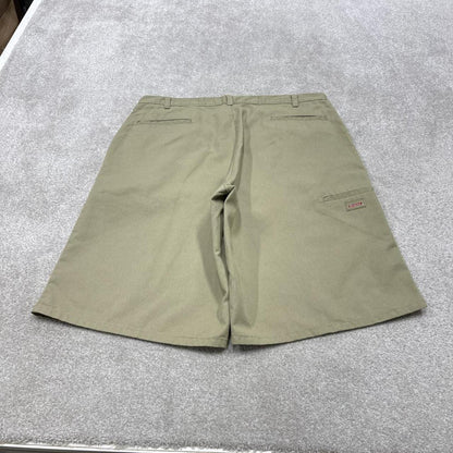 Dickies extra baggy carpenter shorts khaki Twill chino skater style shorts wide long leg