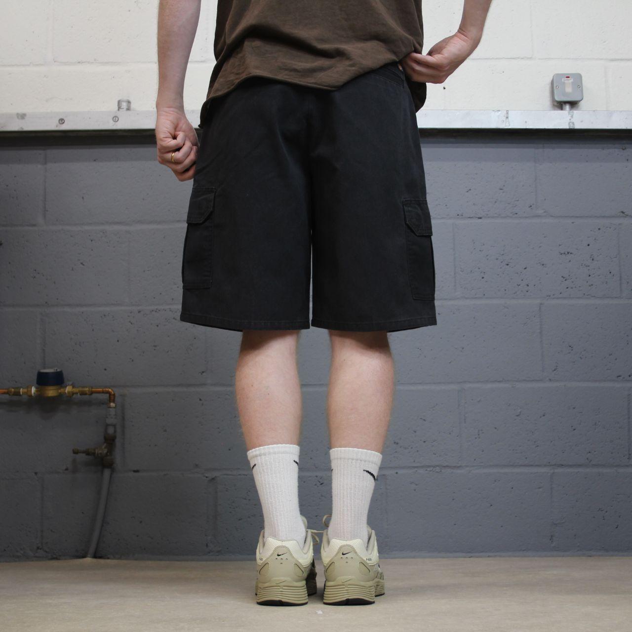 Dickies cargo chino shorts black Twill chino style skater shorts loose leg festival