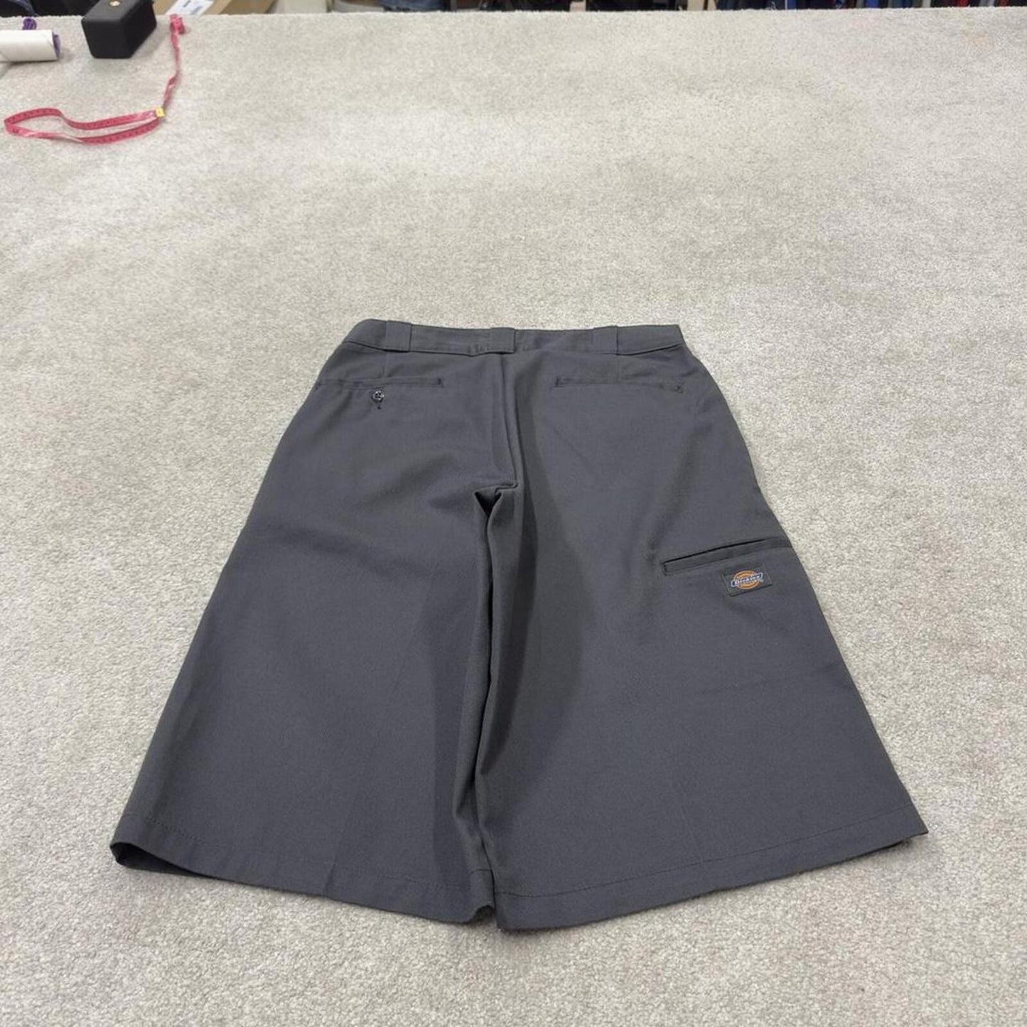 Dickies baggy carpenter shorts grey Twill chino skater style shorts wide long leg
