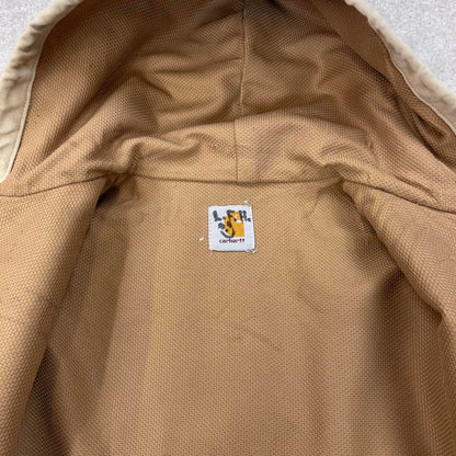 Vintage Carhartt hooded active jacket M canvas bomber