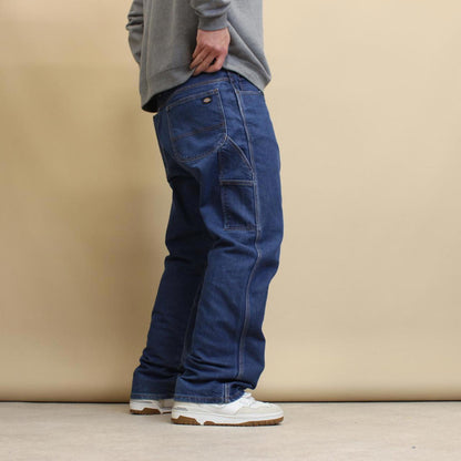 Blue Dickies carpenter jeans W38L30 loose denim skater style cargos