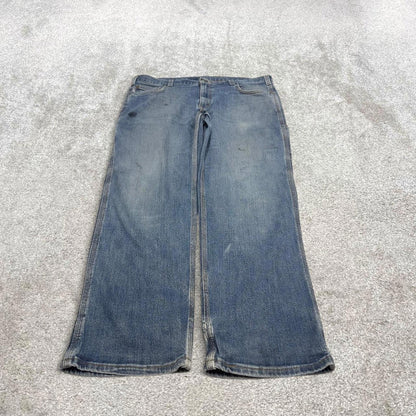 Carhartt carpenter jeans blue 90s skater style W38L32 relaxed denim 5 pocket pants