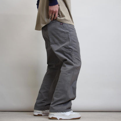 Dickies carpenter jeans W42 L30 Grey cargo skater trousers with patch logo