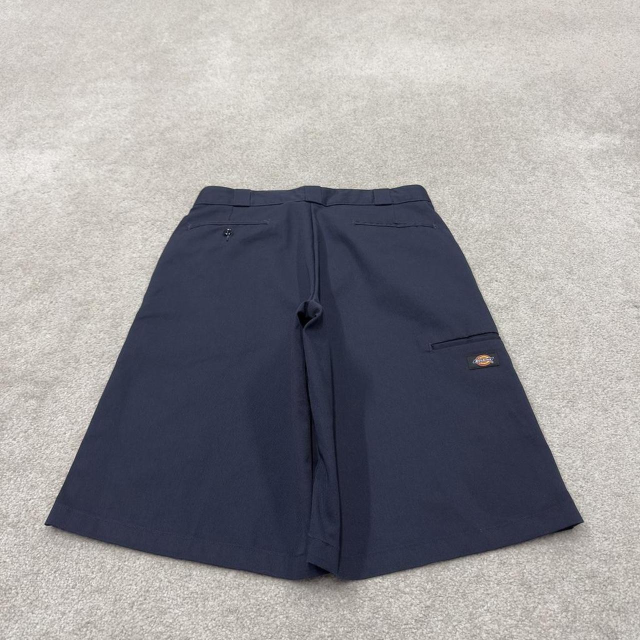 Dickies carpenter shorts long leg navy Twill chino skater style shorts loose long leg