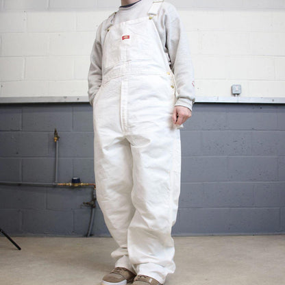 90s Dickies dungarees overalls baggy W36L34 USA mens cotton y2k painter bib & brace workwear