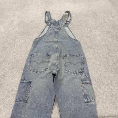 Vintage Levi’s red tab logo dungarees 00s denim overalls blue