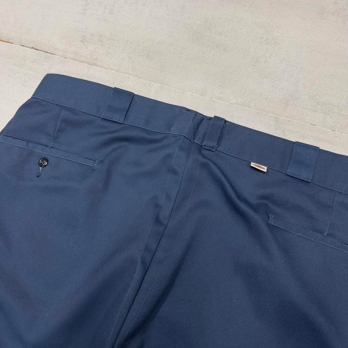 Navy Dickies Pants W40L31 loose twill chino style skater pants