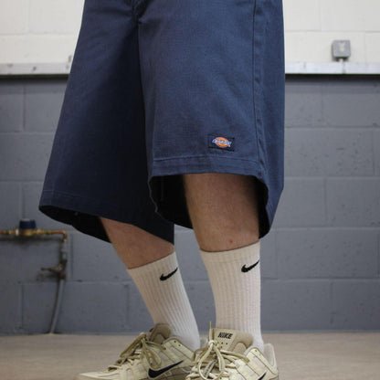 Dickies baggy carpenter shorts navy Twill chino skater style shorts wide long leg