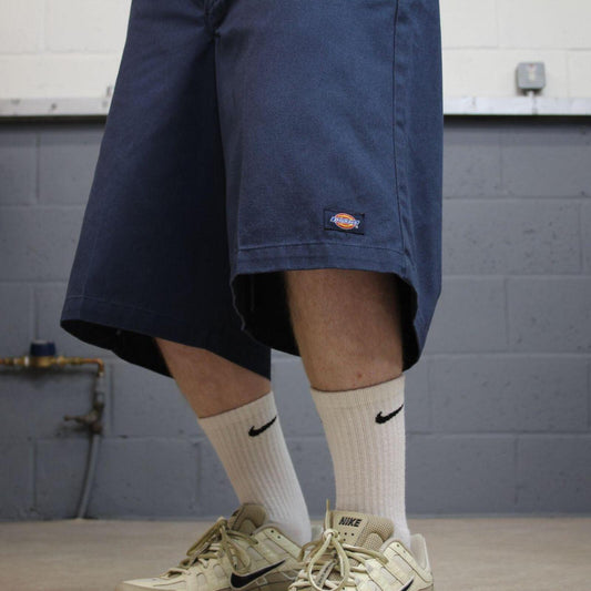 Dickies baggy carpenter shorts navy Twill chino skater style shorts wide long leg