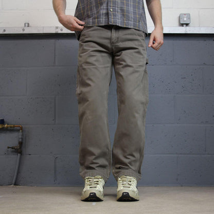 Carhartt carpenter pants relaxed y2k khaki Straight leg skater style workwear pants