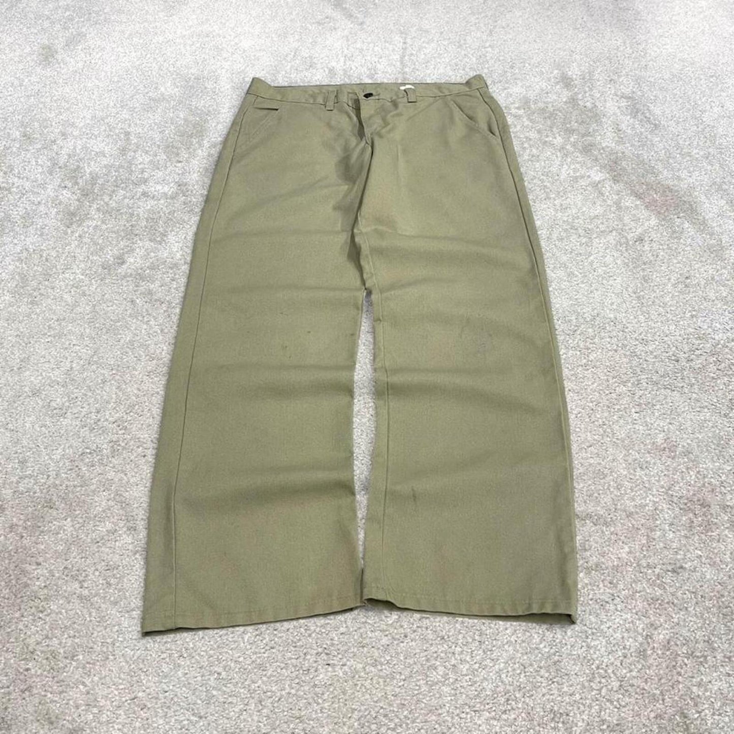 Y2K Dickies work pants khaki Straight twill chino style workwear skater trousers