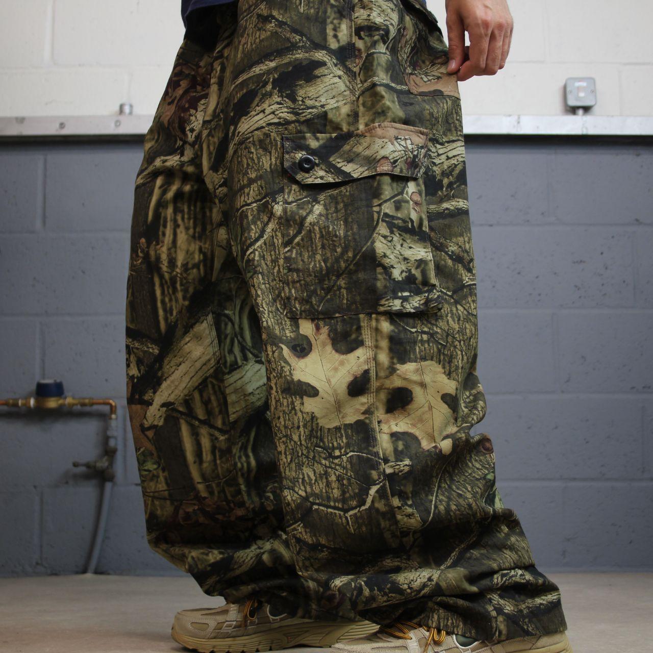 Liberty baggy camo cargo pants y2k khaki Loose fit Realtree camouflage hunting utility cargos