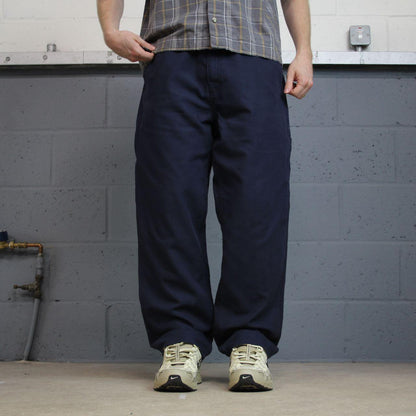 Carhartt carpenter pants navy y2k Loose leg skater style workwear pants