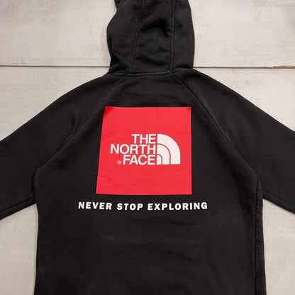 Black North Face hoodie S pullover jumper print tnf spellout design