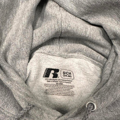 Grey vintage Russell hoodie S