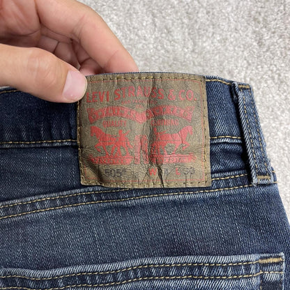 Levi's 505 straight fit jeans y2k blue Regular straight leg denim pants red tab logo