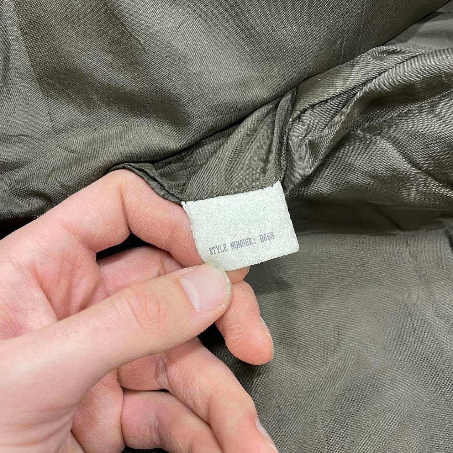 Vintage leather flight aviator bomber jacket brown L.L.Bean boxy genuine leather coat