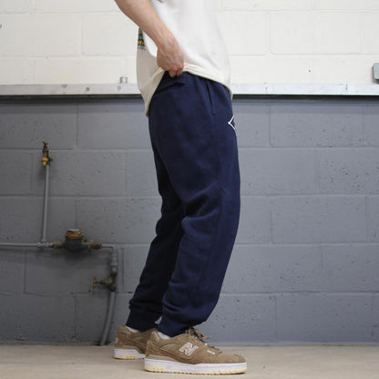 Navy Nike joggers L y2k style sportswear track pants loose fit embroidered logo