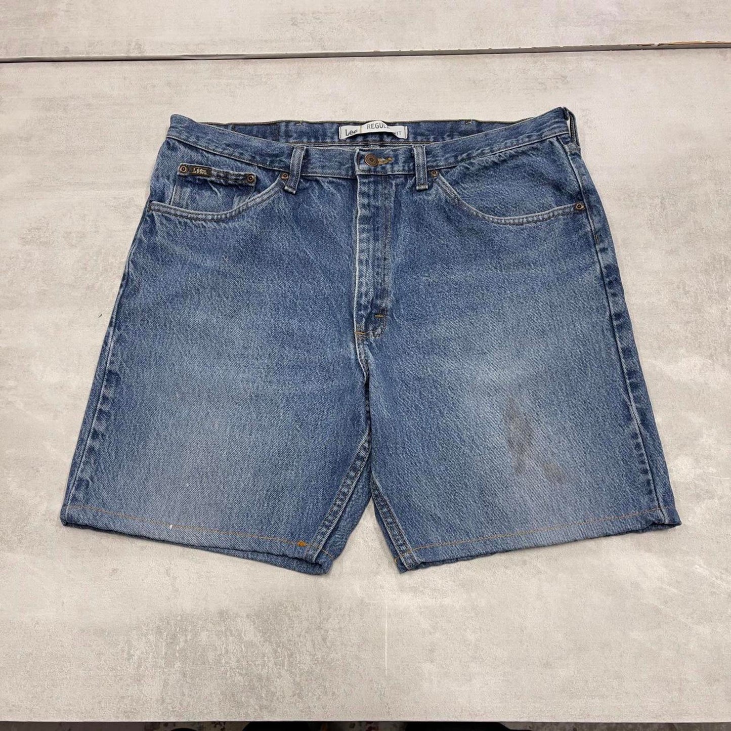 Mens blue Lee Jorts W38