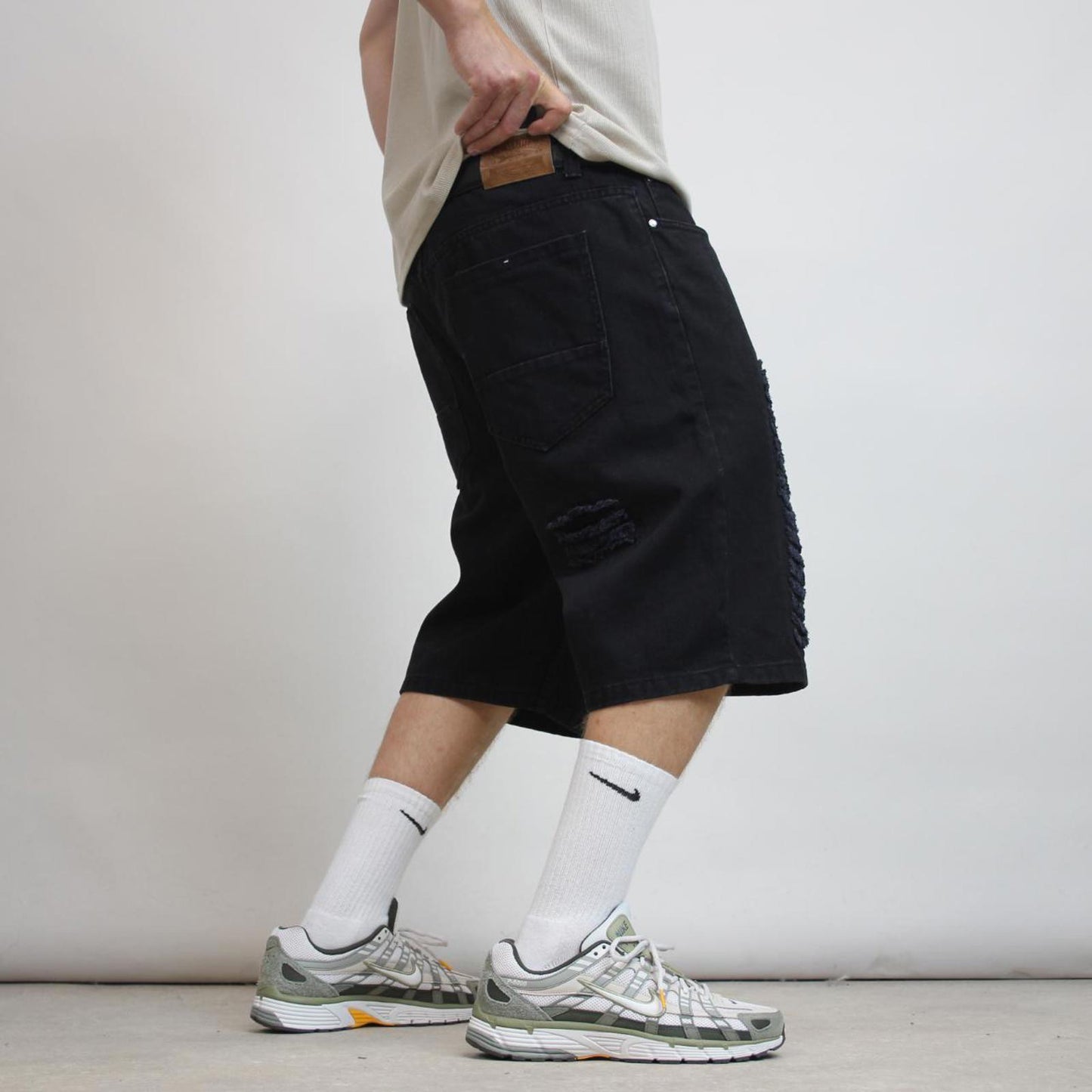 Mens Contender Denim Jorts W40