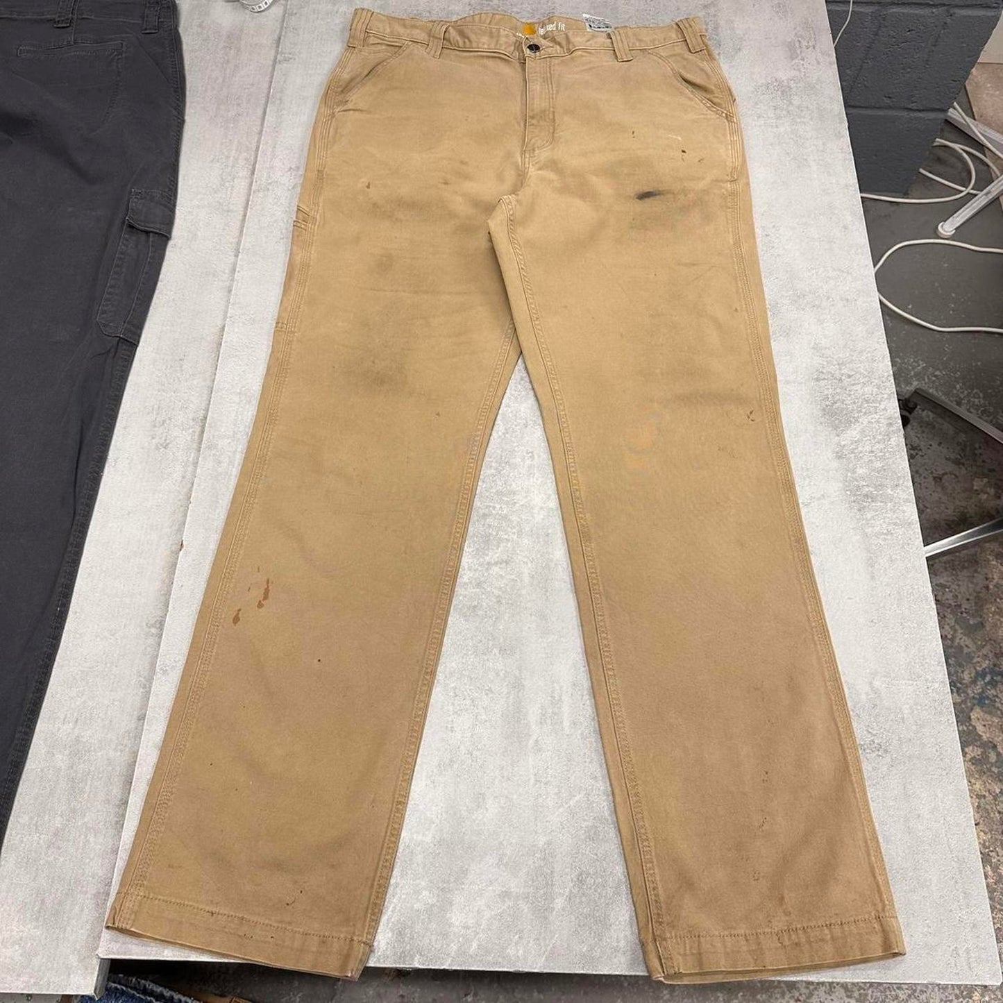 Tan Carhartt carpenter trousers W38 L34 relaxed 90s style skater pants