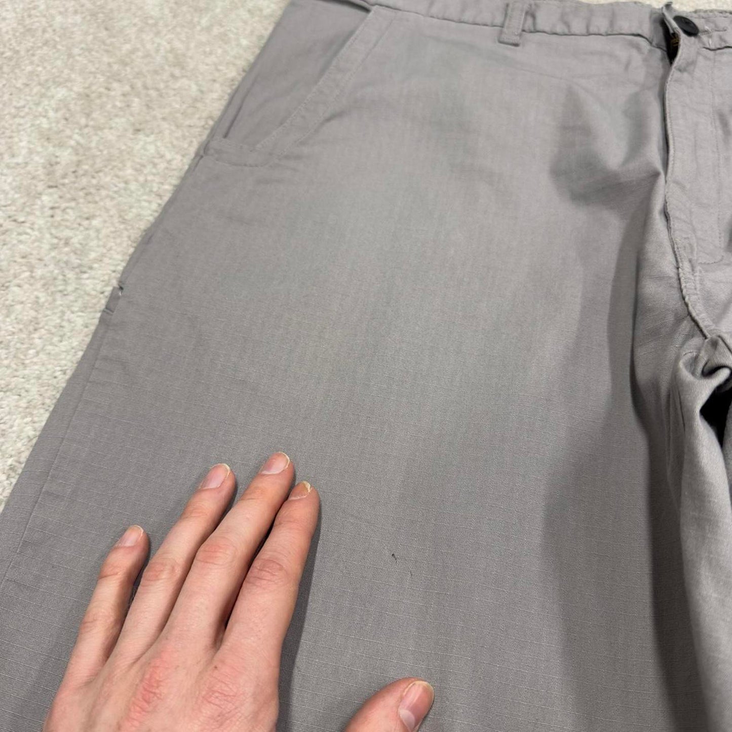 Y2k Dickies shorts skater style grey Loose leg chino summer festival shorts