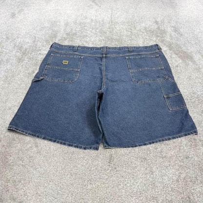 Lee baggy carpenter shorts cargo blue Loose leg workwear skater jorts