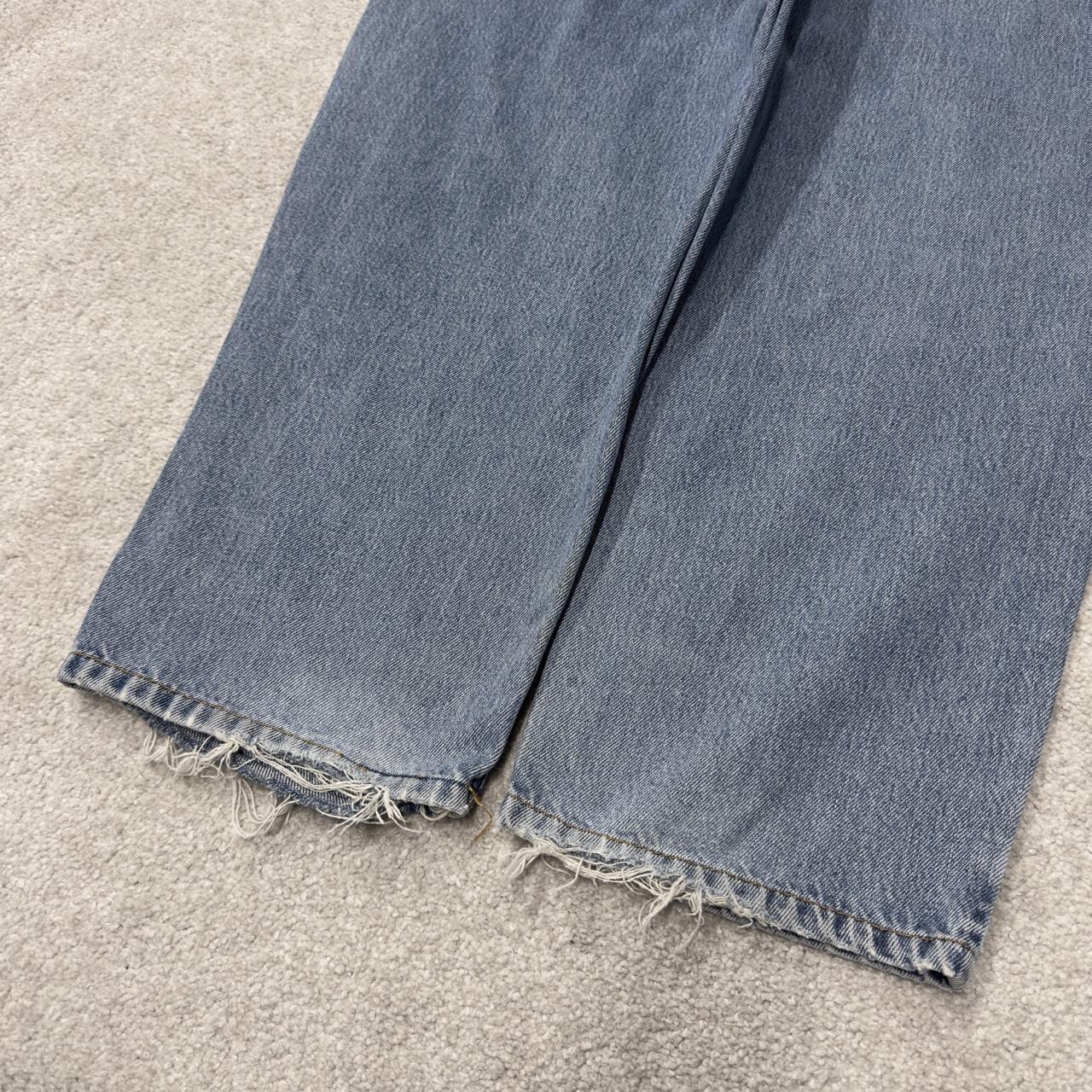Levi’s baggy jeans 560 comfort fit y2k blue Wide leg 100% cotton skater style pants red tab logo