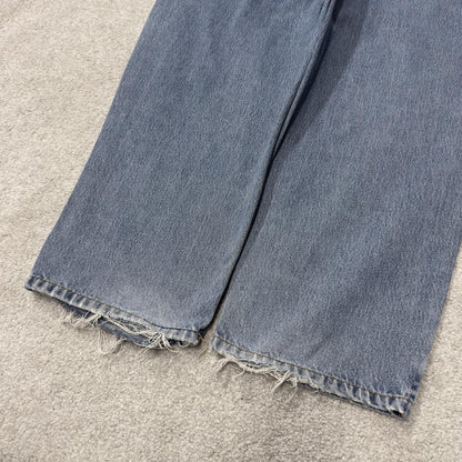 Levi’s baggy jeans 560 comfort fit y2k blue Wide leg 100% cotton skater style pants red tab logo