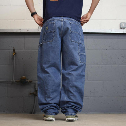 Baggy Lee carpenter jeans W40L36 blue cargo skate style jeans