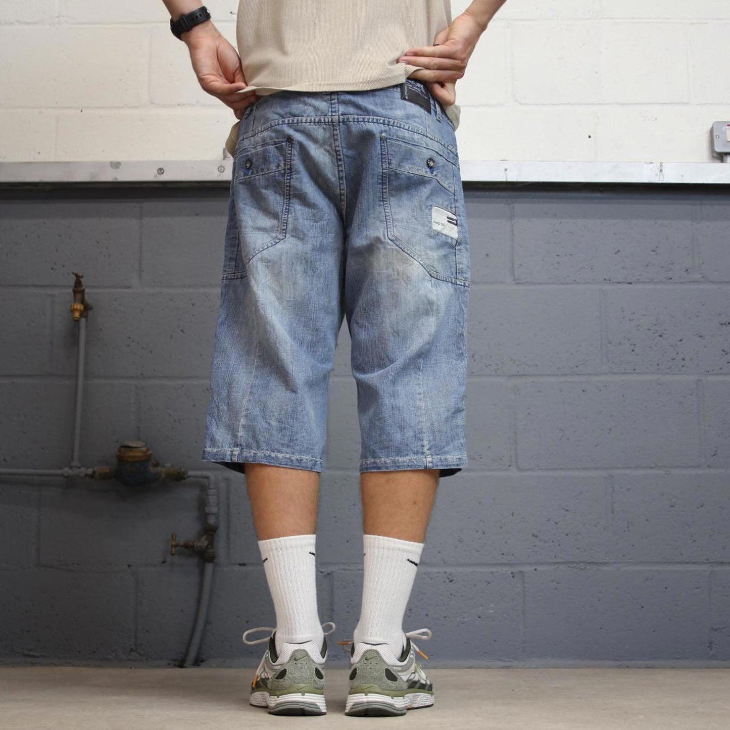 Mens baggy Projek Raw jorts W38
