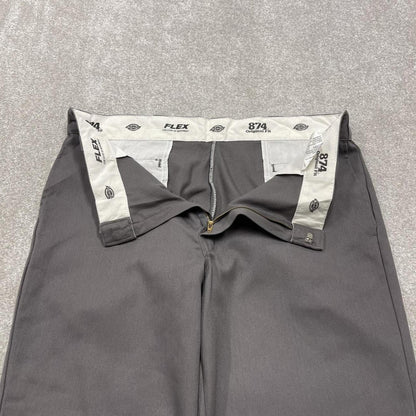 Dickies 874 work pants loose grey Twill chino skate style trousers original fit