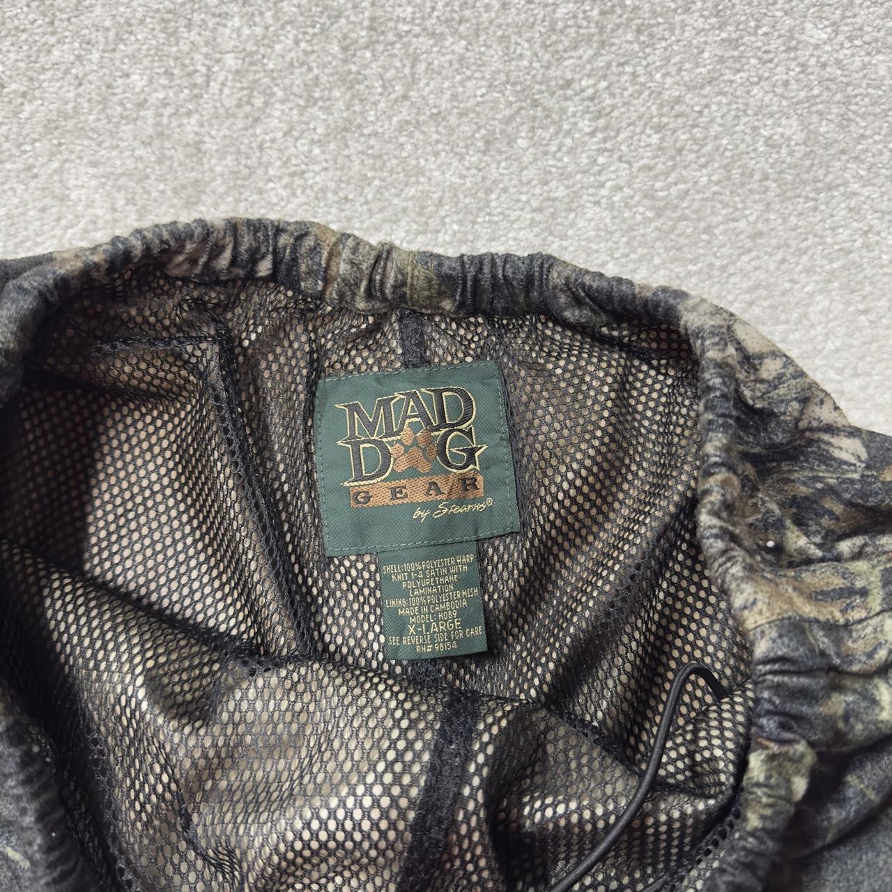 Mad dog mossy oak extra baggy camo trousers Y2K khaki hunting utility trousers