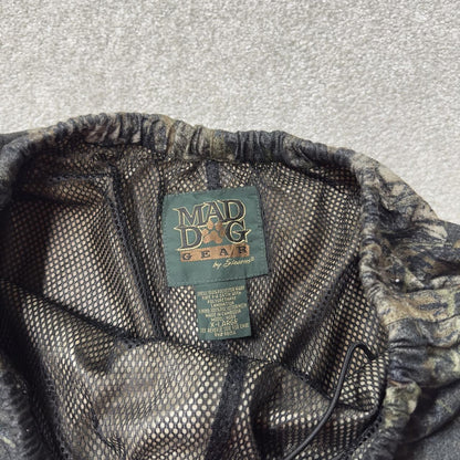 Mad dog mossy oak extra baggy camo trousers Y2K khaki hunting utility trousers
