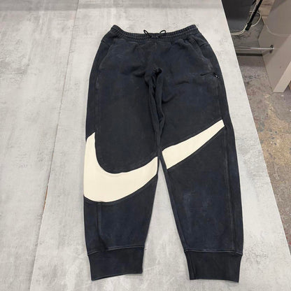 Black baggy Nike joggers L y2k style sportswear track pants loose fit