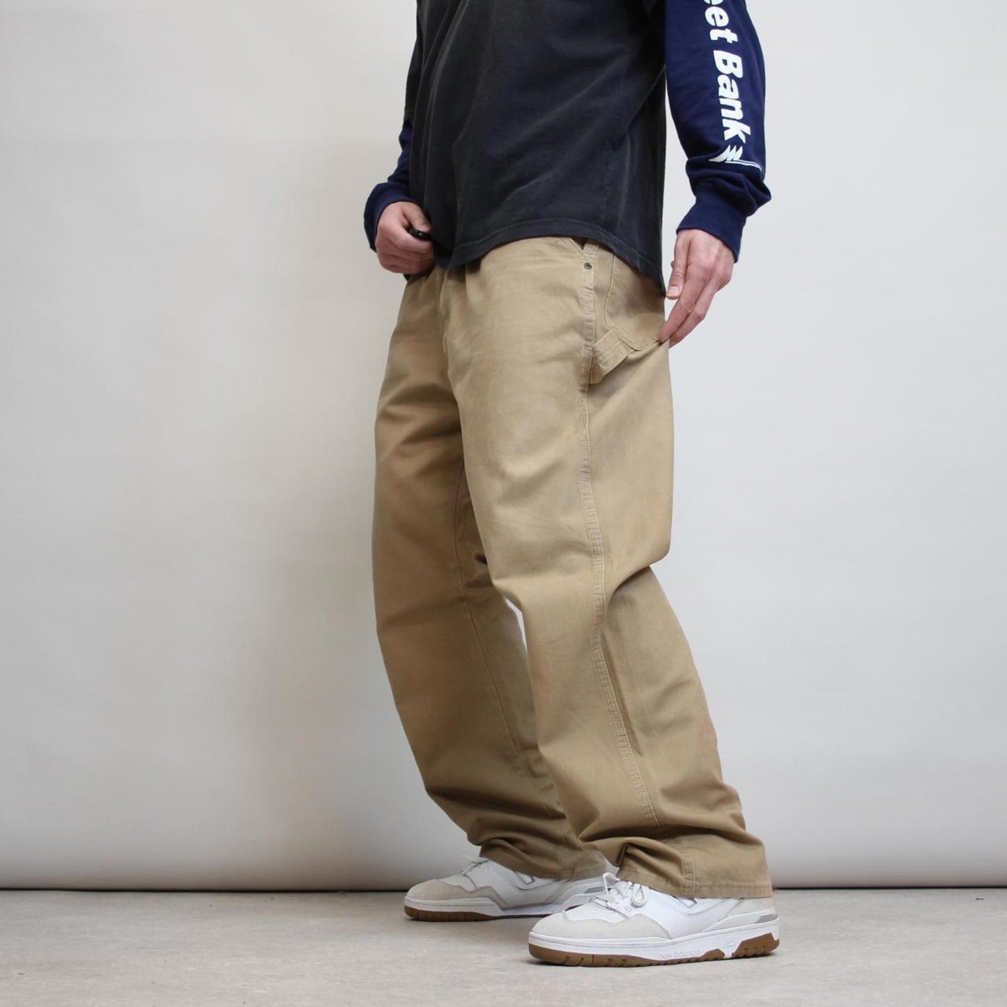 Wrangler carpenter trousers W38L30 tan loose cargo skater trousers