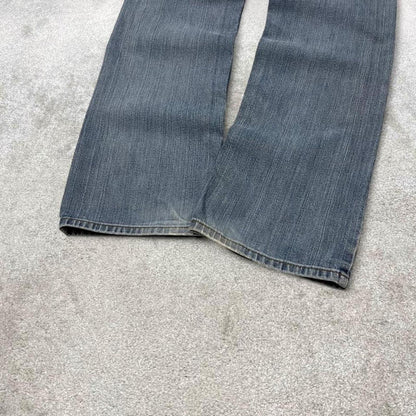 Carhartt work jeans relaxed fit blue Denim workwear pants white patch logo