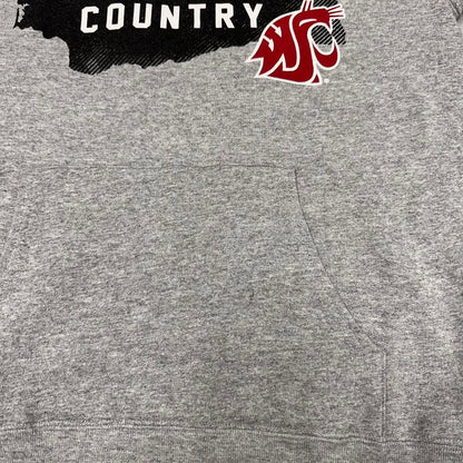 Grey vintage Russell hoodie S