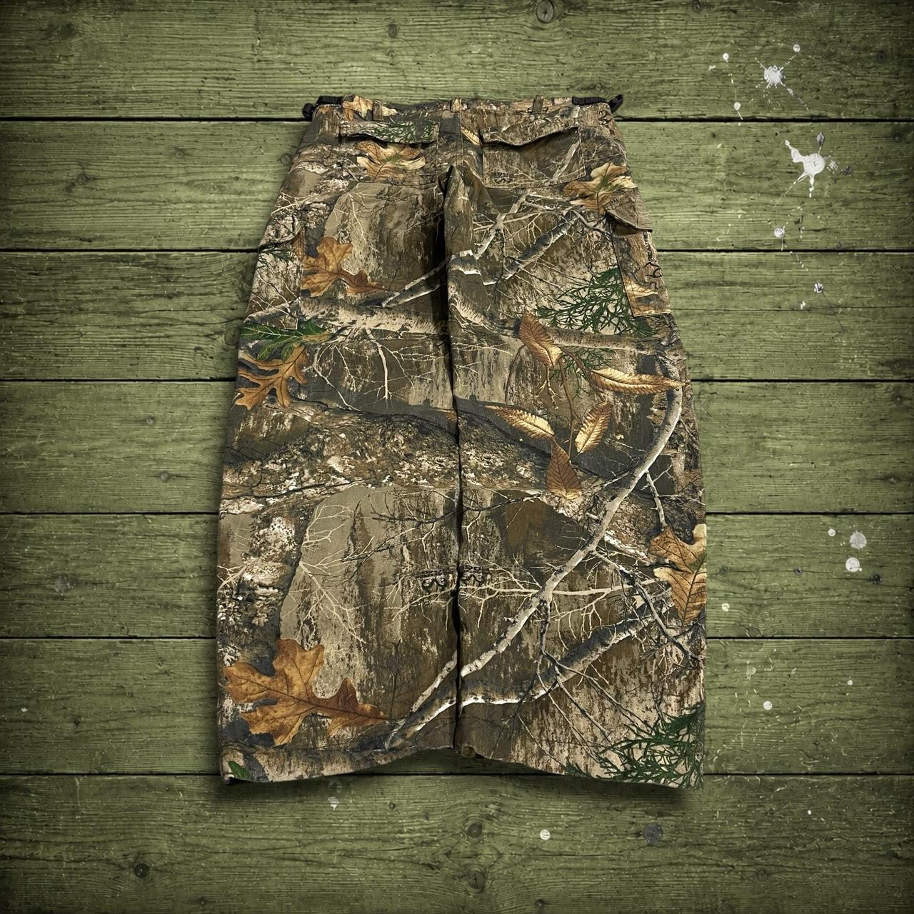 Vintage camo cargo pants y2k utility khaki Habit Realtree camouflage hunting cargos