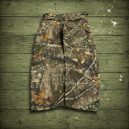 Vintage camo cargo pants y2k utility khaki Habit Realtree camouflage hunting cargos