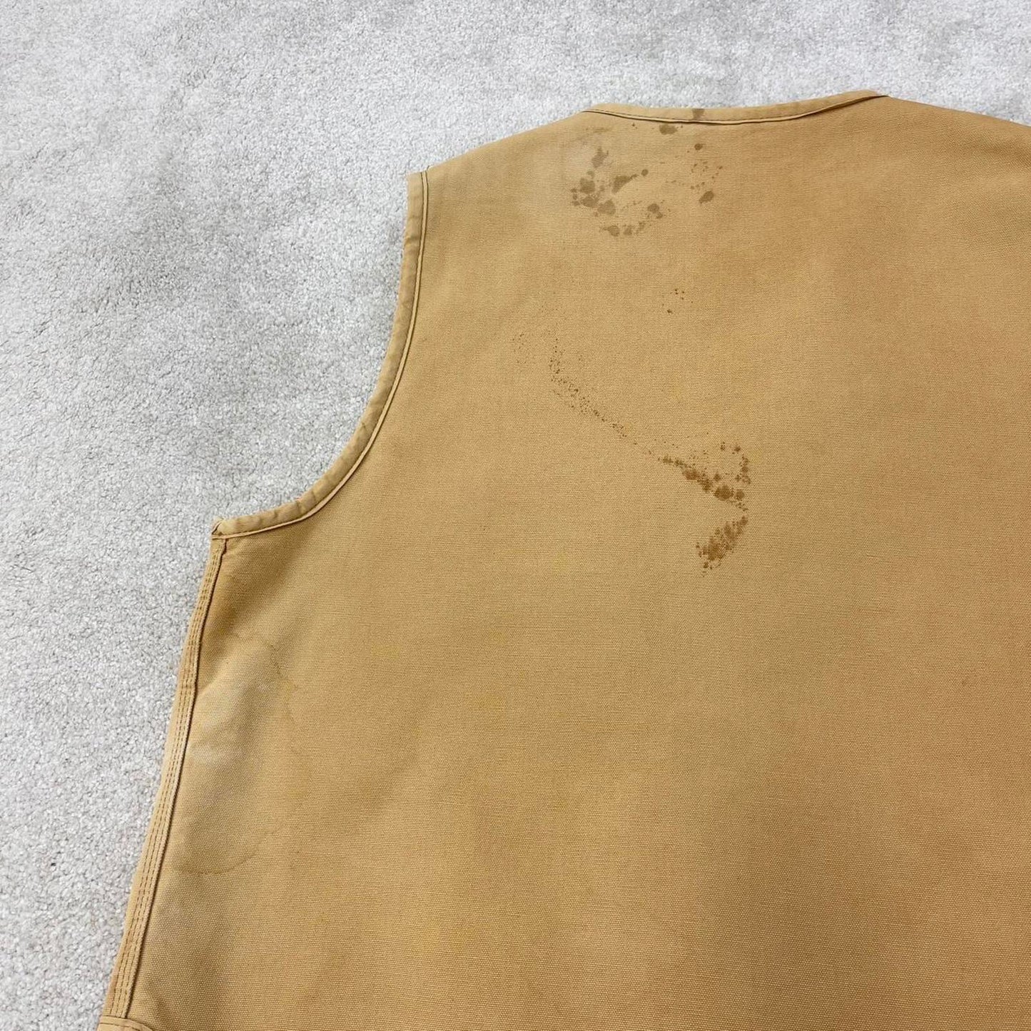 Tan vintage Carhartt Gilet XXL