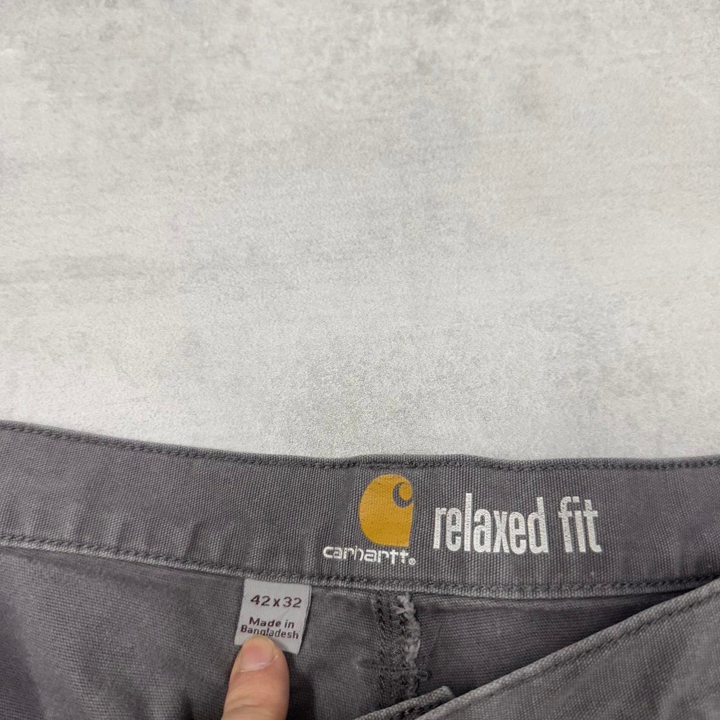 Grey Carhartt carpenter pants W42L30
